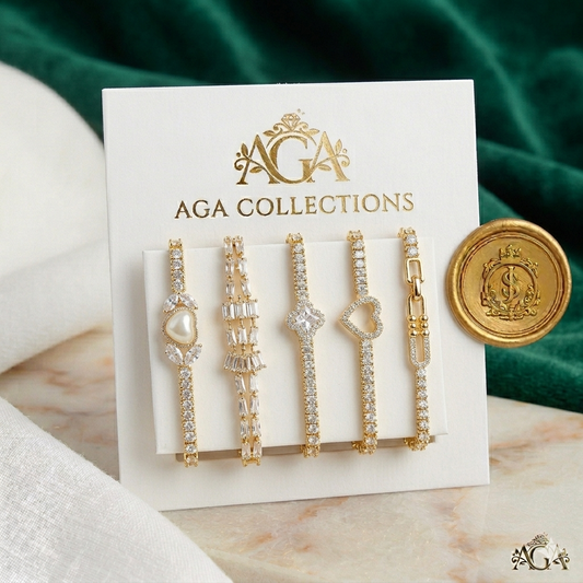 Gold Tennis Bracelet for Women
