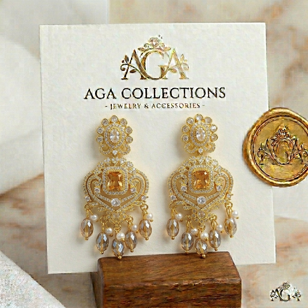 Silver Leaf Jhumka Earrings
