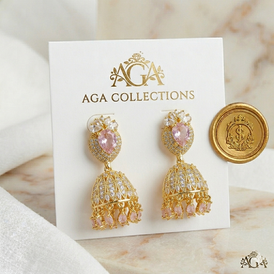 Traditional Kundan Jhumka